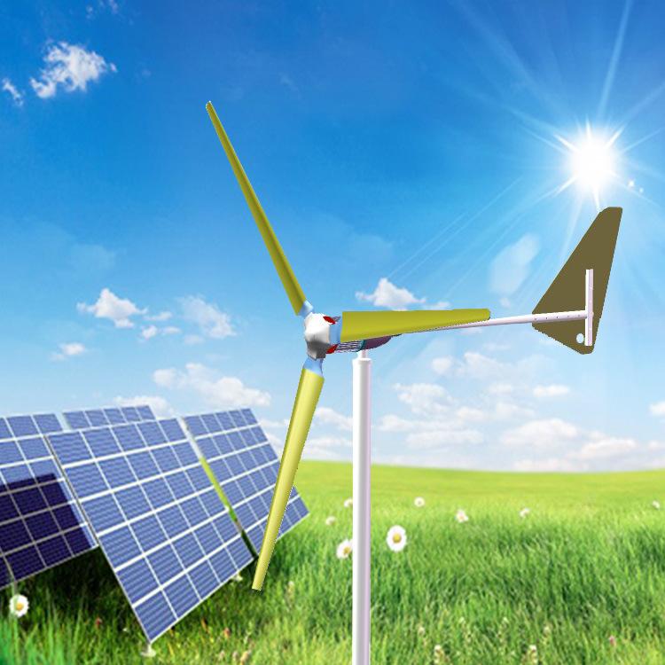 Wind and solar power generation system